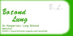 botond lung business card